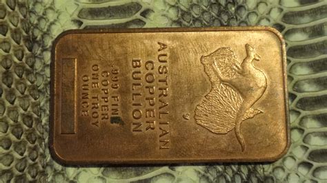 Base Metals Bullion: Various Copper Bullion Art Bars 1oz, 10 gram and 5 ...