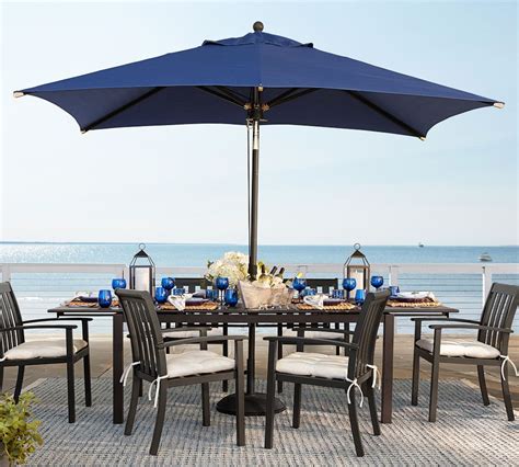 Premium Sunbrella® Rectangular Umbrella | Outdoor Umbrellas | Pottery Barn