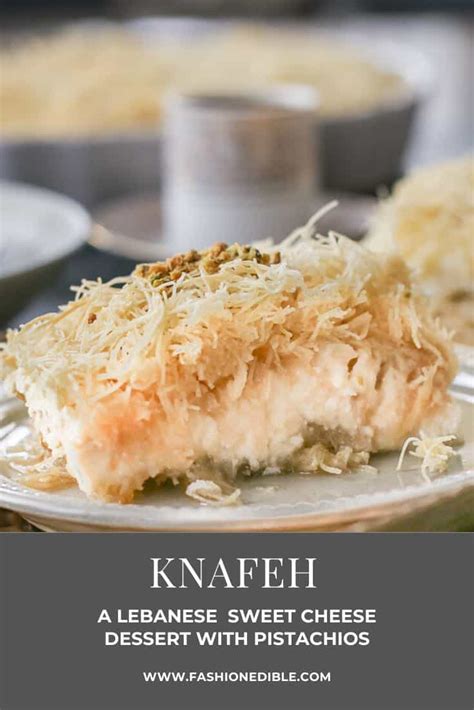 Knafeh A Lebanese Sweet Cheese Recipe Grace J Silla