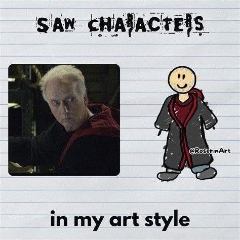 Saw characters in my art style part 2 : r/saw