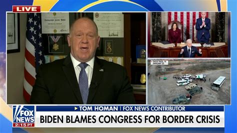 Tom Homan Rips Bidens Mishandling Of Fentanyl Crisis He Has To Admit