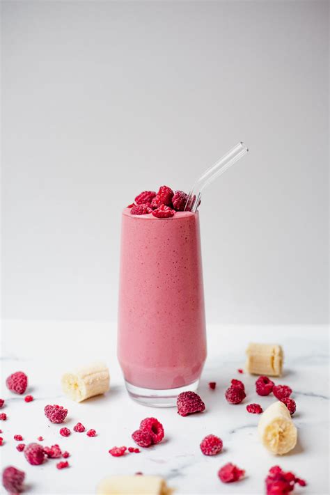 5-Minute Raspberry Banana Smoothie - Real Food Whole Life