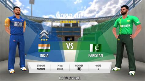 India Vs Pakistan Wcc World Cup Match World Cricket Championship