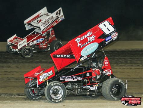 Nygaard Races To Devils Lake Speedway Win Nosa Sprint Cars Official