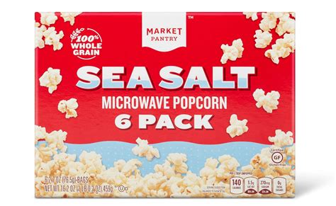 Market Pantry Microwave Popcorn Packaging Fonts In Use