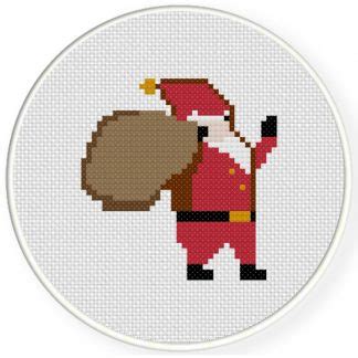 Santa Claus Cross Stitch Pattern – Daily Cross Stitch