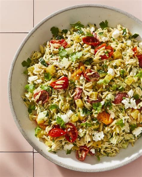 Tomato Orzo Pasta Salad Is Peak Summer Eating Kitchn Inspiring Cooks