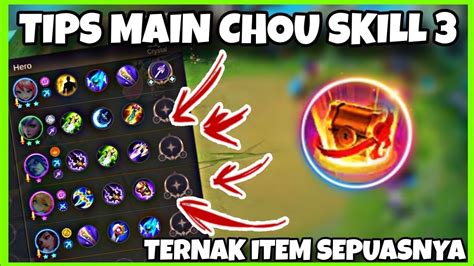 CARA MAIN CHOU SKILL 3 AUTO PANEN ITEM COMBO MAGIC CHESS TERKUAT