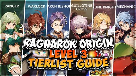 Penjelasan Singkat Update Tierlist Job Class 3 Terbaru Di Ragnarok