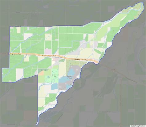 Map of Centerville CDP, California - Thong Thai Real