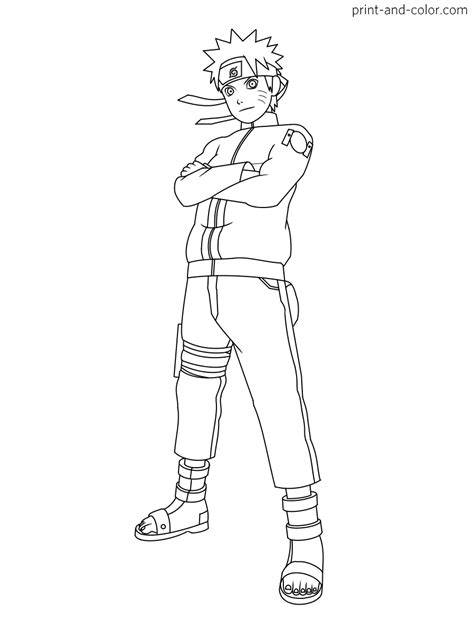 Naruto Coloring Pages Printable