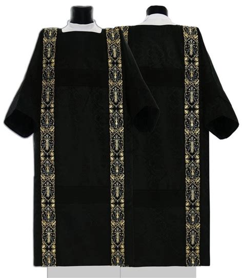 Gothic Dalmatic Df Cz Black Unlined All Products For Deacons