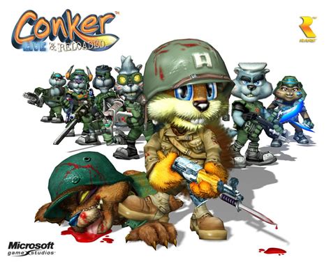 Conker: Live & Reloaded official promotional image - MobyGames