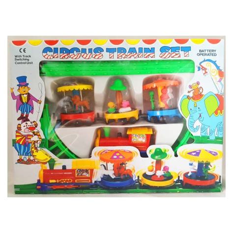 Vintage Circus Train Set 16 Piece Battery Operated No. 829 - Nokomis ...