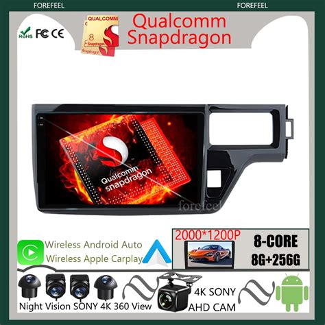 Qualcomm Car Radio For Honda Stepwgn 5 2015 2016 2017 2018 2019 2021