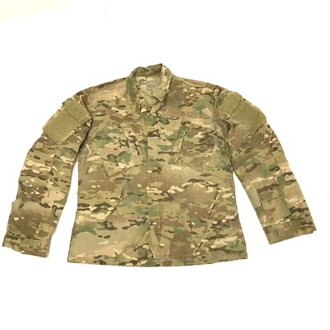 Used Army Ocp Multicam Flame Resistant Combat Uniform Shirt Fracu Top