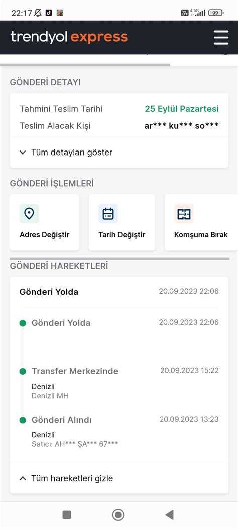 Trendyol Express Tarafından Gelmeyen Kargo Şikayetvar