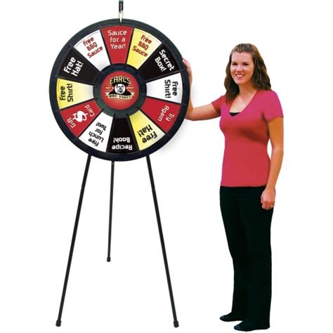 Spin N Win Promotional Prize Wheel Kit Custom Trade Show Item