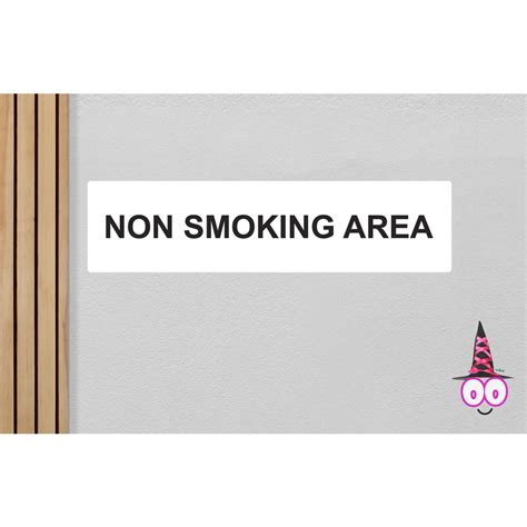 Jual Papan Tanda No Smoking Area Sign Non Smoking Area Sign Acrylic