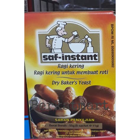 Jual Saf Instant Sachet Dry Yeast Instan Saset Box Dus Isi X