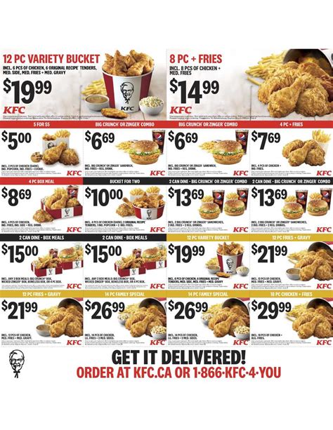 KFC Canada Coupons ON Until March 1