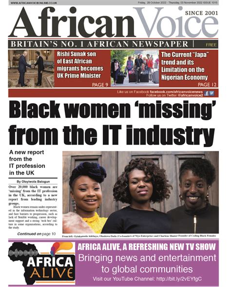 Black Women Missing From The IT Industry African Voice Newspaper