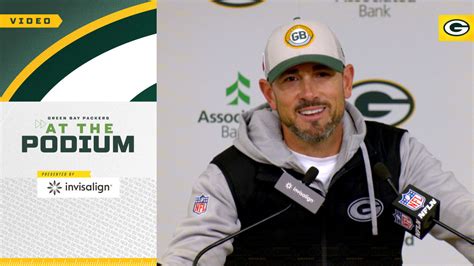 Matt Lafleur Provides Injury Updates On Aaron Jones Jaire Alexander