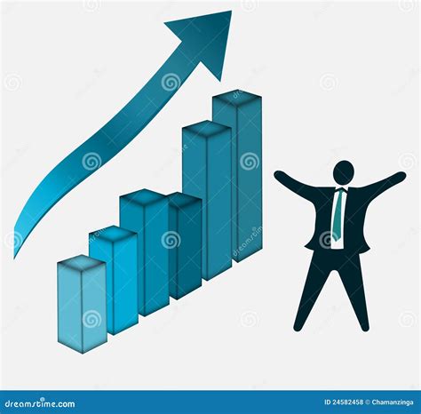 Business Growth and Success Graph Stock Illustration - Illustration of