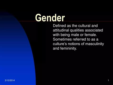 Ppt Gender Powerpoint Presentation Free Download Id317303