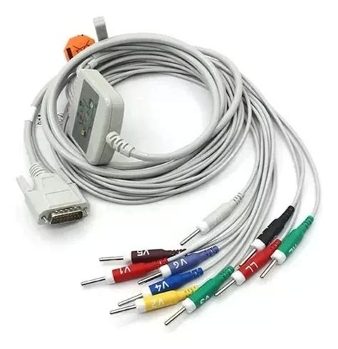 Cable Ecg De 10 Derivaciones Banana