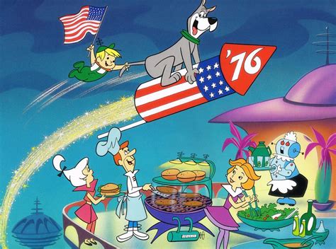 Hanna Barbera Studio Calendar 1990 Independence Day With The Jetsons