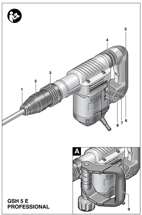 Bosch Gsh E Professional Demolition Hammer Instruction Manual