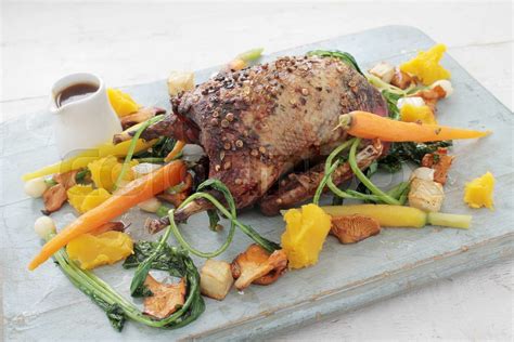 roast duck dinner | Stock image | Colourbox