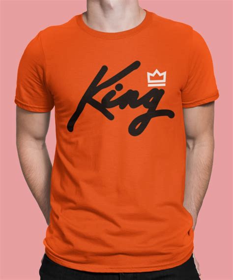 Koningsdag T Shirt King Queen Dames Heren Snel Thuisbezorgd