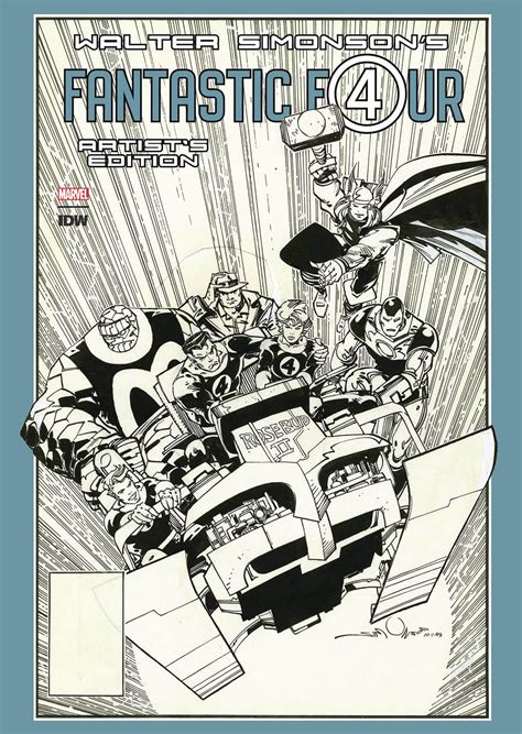 Walter Simonson S Fantastic Four Artist S Edition Artist S Edition Index