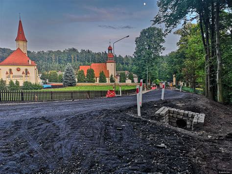 Trwa remont drogi Radomierz Janowice Jelonka wiadomości Region