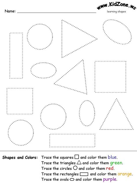 Shape Tracing Worksheets To Download Shape Tracing 539