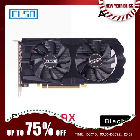 ELSA RX560XT 8GB 256Bit Graphics Cards For RX 560 Series Cards GDDR5