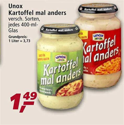 Unox Kartoffel Mal Anders Angebot Bei Real Prospekte De