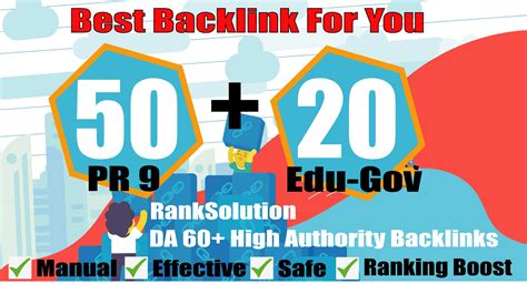 50 PR9 20 EDU GOV Backlinks From Authority Domains For 5 SEOClerks