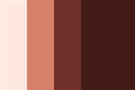 The Color Palette Is Brown And Pink