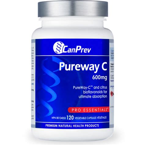 Canprev Pureway C 600mg 120 Vegetable Capsules