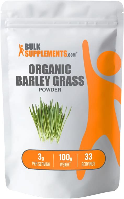 Bulksupplements Organic Barley Grass Powder G Per Serving