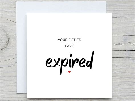 Funny 60th Birthday Card, Funny 60th Birthday Card, Your Fifties Have ...