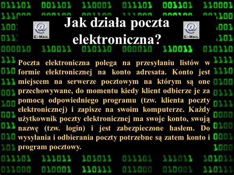 Poczta Elektroniczna Marcin DOBROSZEK Sebastian DUDKIEWICZ Ppt Pobierz