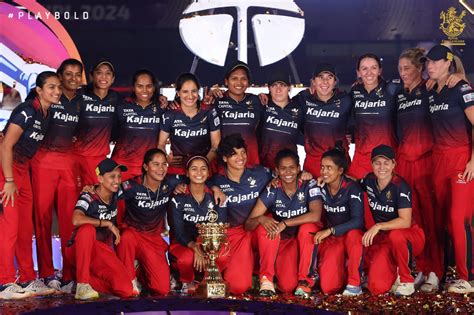 WPL 2024 Final Smriti Mandhana Co Break RCB S Trophy Curse Beat DC