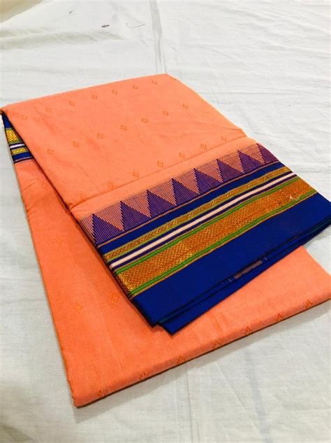 Party Wear Plain Ilkal Cotton Saree With Blouse 6 3 M At Rs 899 In