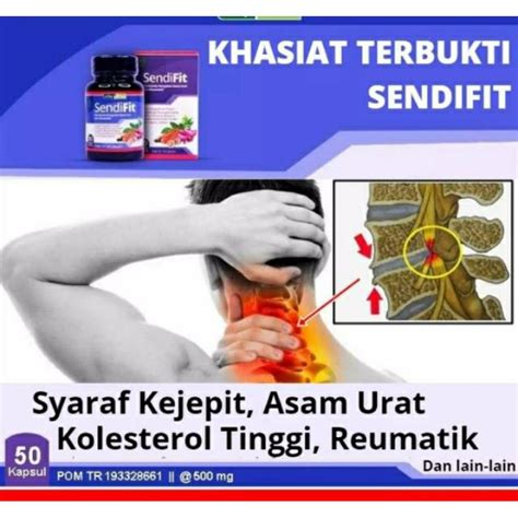 Jual Sendifit Kapsul Obat Herbal Persendian Dan Tulang Asam Urat