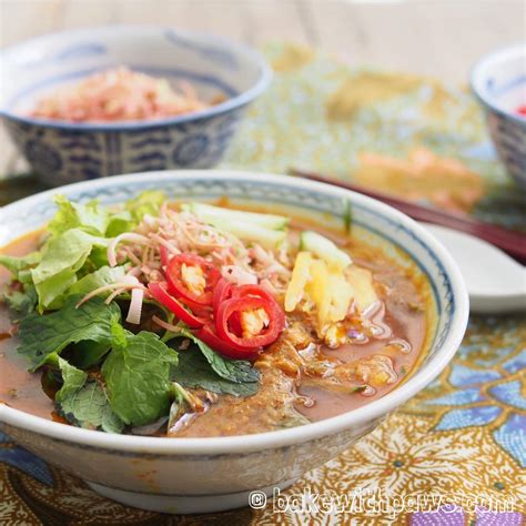 Penang Siamese Laksa Laksa Lemak Bake With Paws