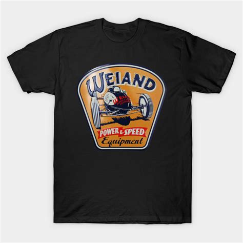 Retro Weiand Power And Speed Equipment Colour Logo Weiand T Shirt